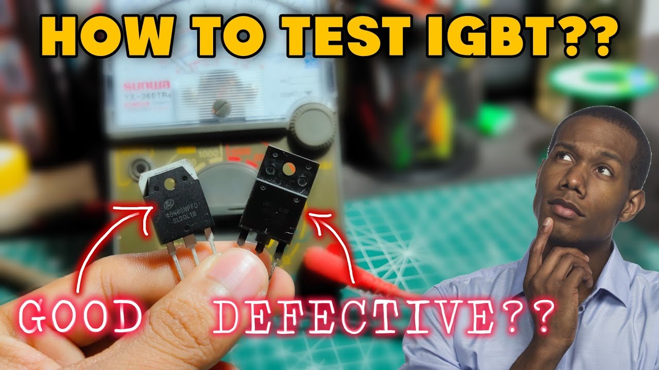 How to Test IGBT using Analog Tester? [tagalog]