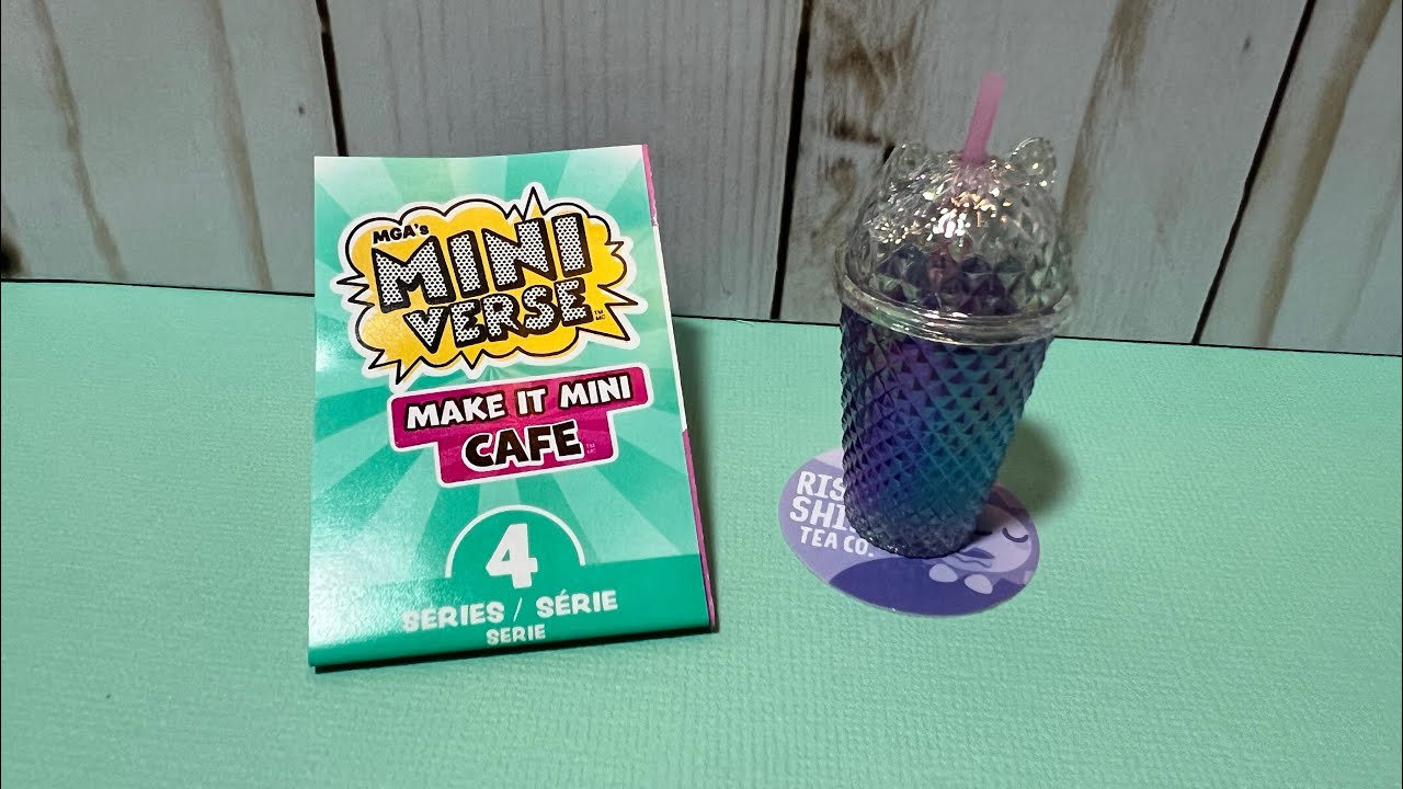 Miniverse Make It Mini Cafe Butterfly Pea Flower Drink
