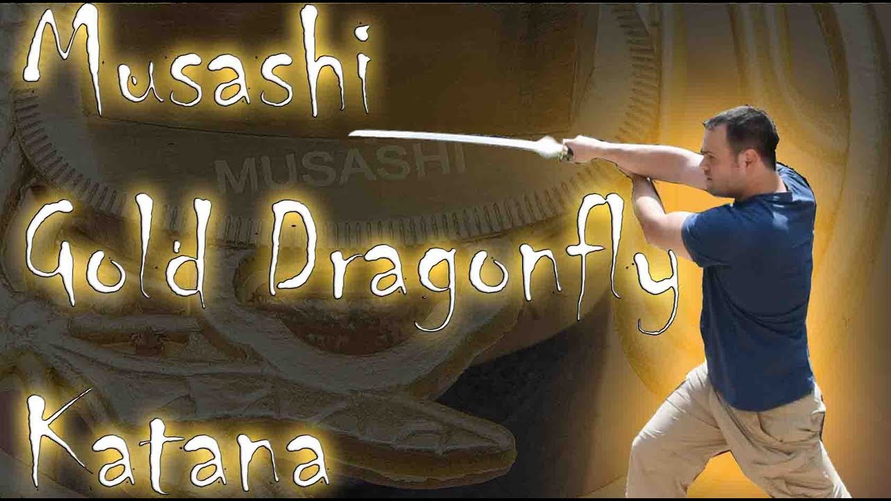 Musashi Gold Dragonfly Katana Review and Destruction Test