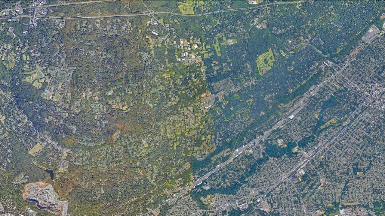 Far Hills To Green Brook Township, New Jersey, USA