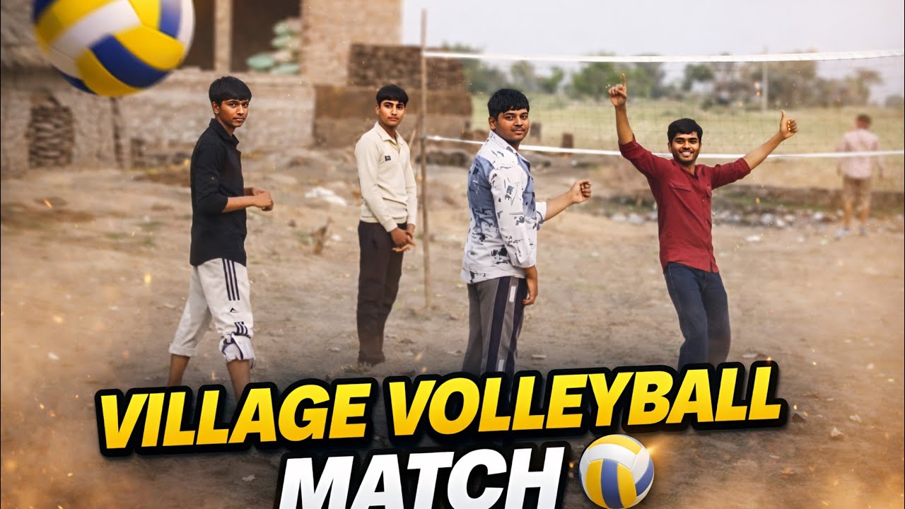 Aaj to Volleyball🏐 Khelne Bahar Aaye | Daily Life Village Vlog😘😘