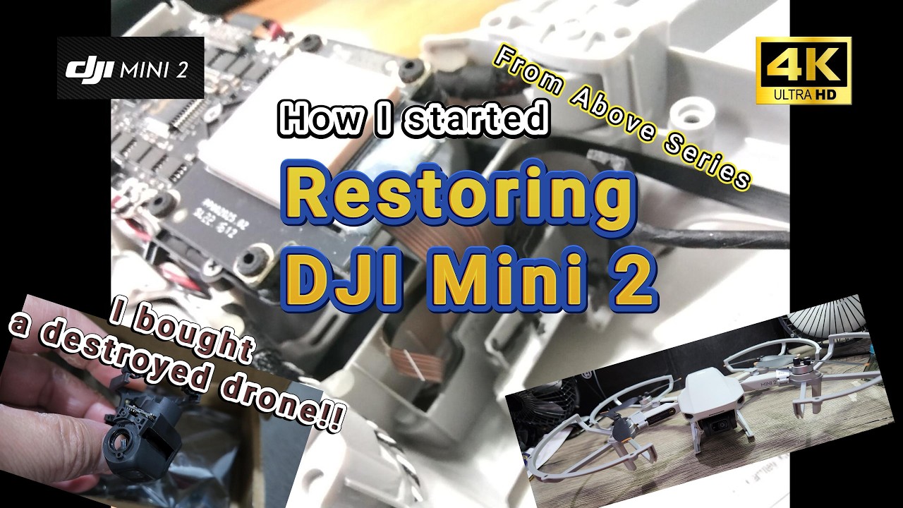 Restoring DJI Mini 2 : How I started my passion on DRONES [How Serian Guyz arial Videos Started]