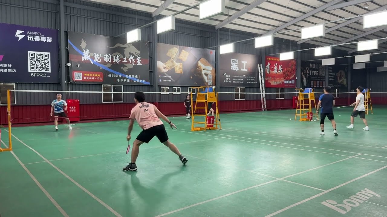 藏龍羽球概念館 交流友誼賽 男單 王峙錥 VS 陳正軒