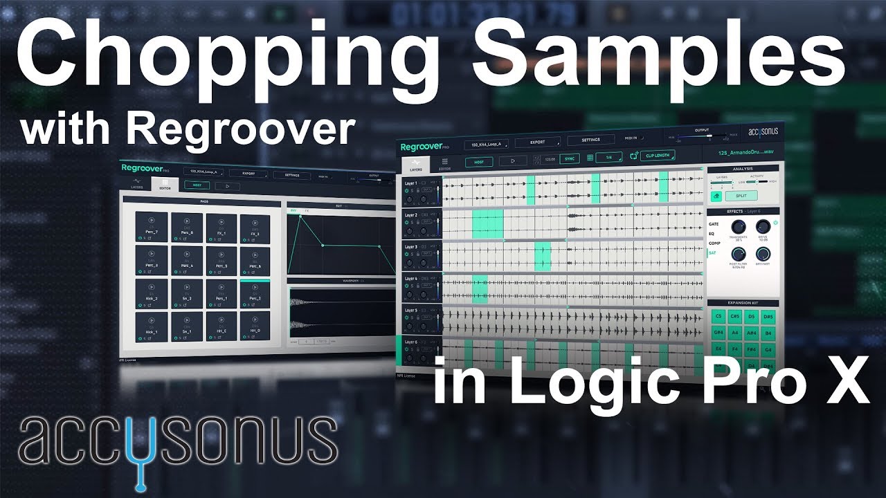 🔥Chopping Samples with Regroover Pro by Accusonus in Logic Pro X