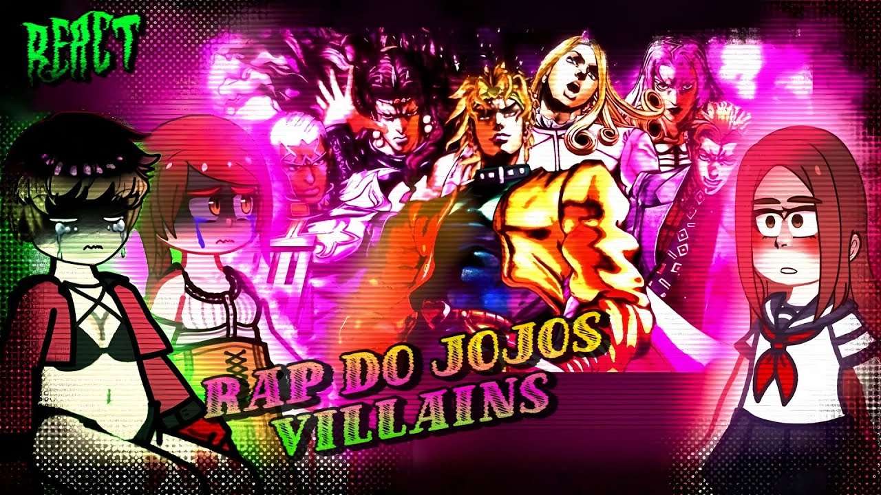 Fandom React to rap do Jojos Villains (COLLAB)(AS/NOT AS)IISub portuguesIISub InglesII (ESPECIAL 3K)
