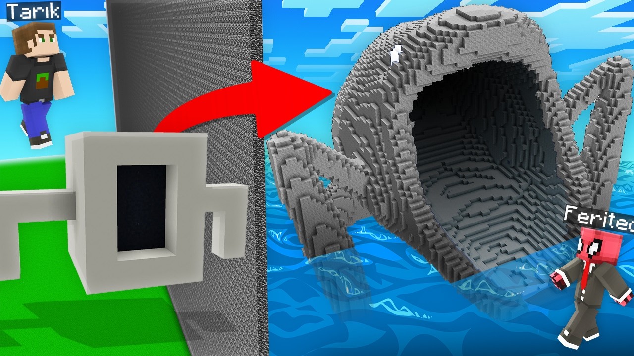 YAPI KAPIŞMALARINDA SEA EATER ile TROLLEDİM - Minecraft