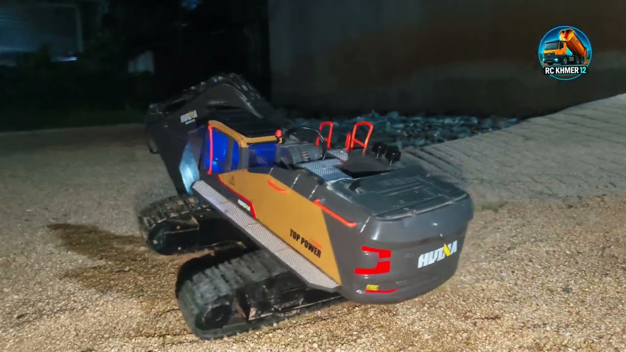 ទេសភាពពេលយប់របស់ Rc  Excavator 1592 / Rckhmer12