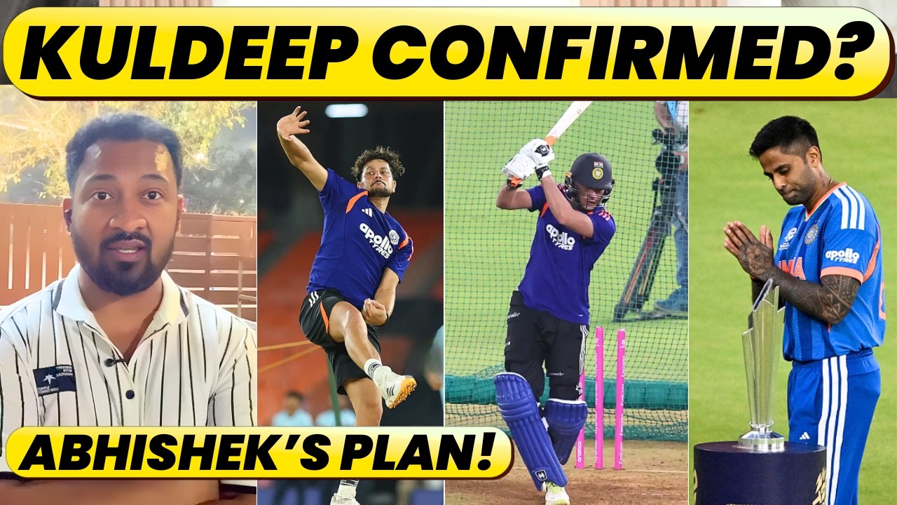 Big Final Hint: Kuldeep Yadav Likely, Abhishek Sharma Practicing Against Off-Spin