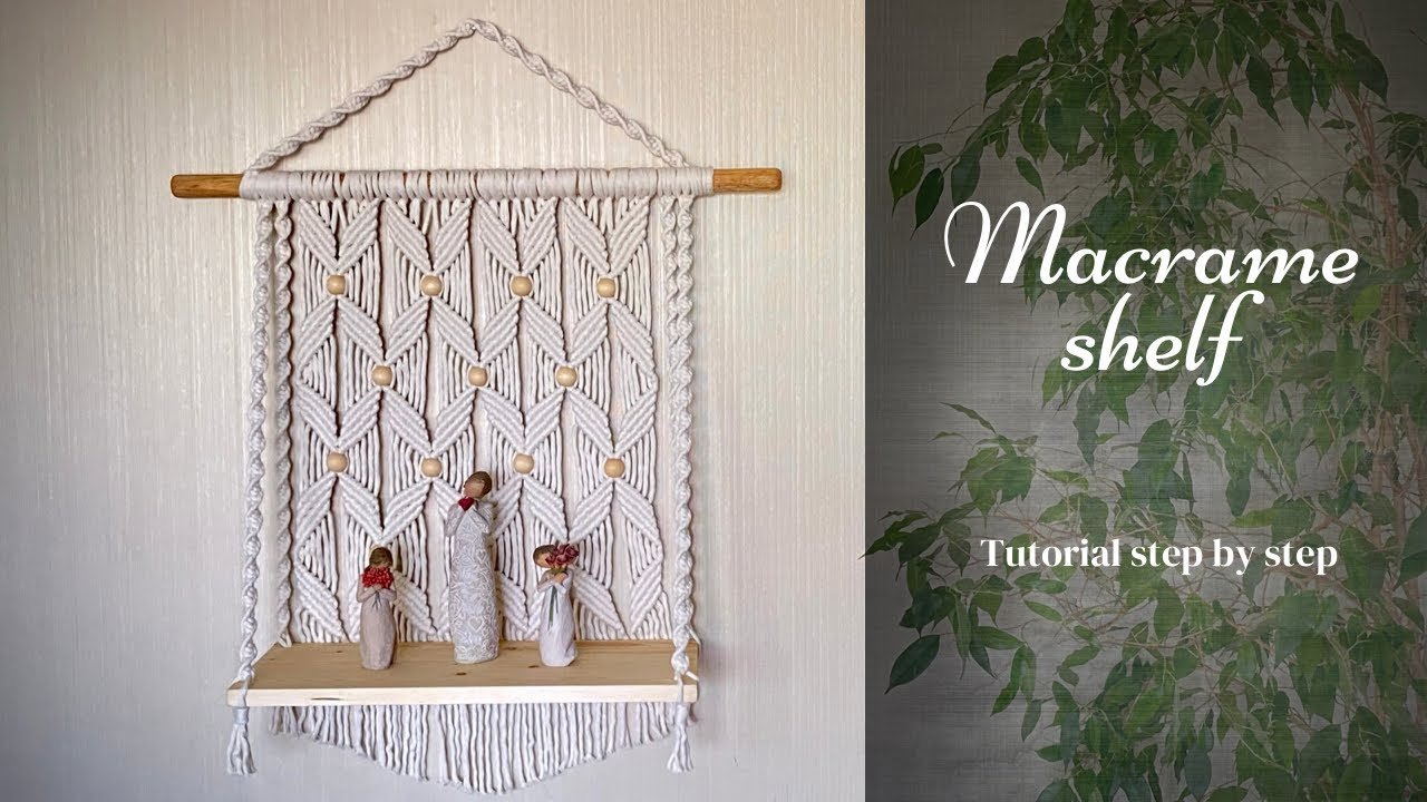 Macrame shelf  شلف مکرومه