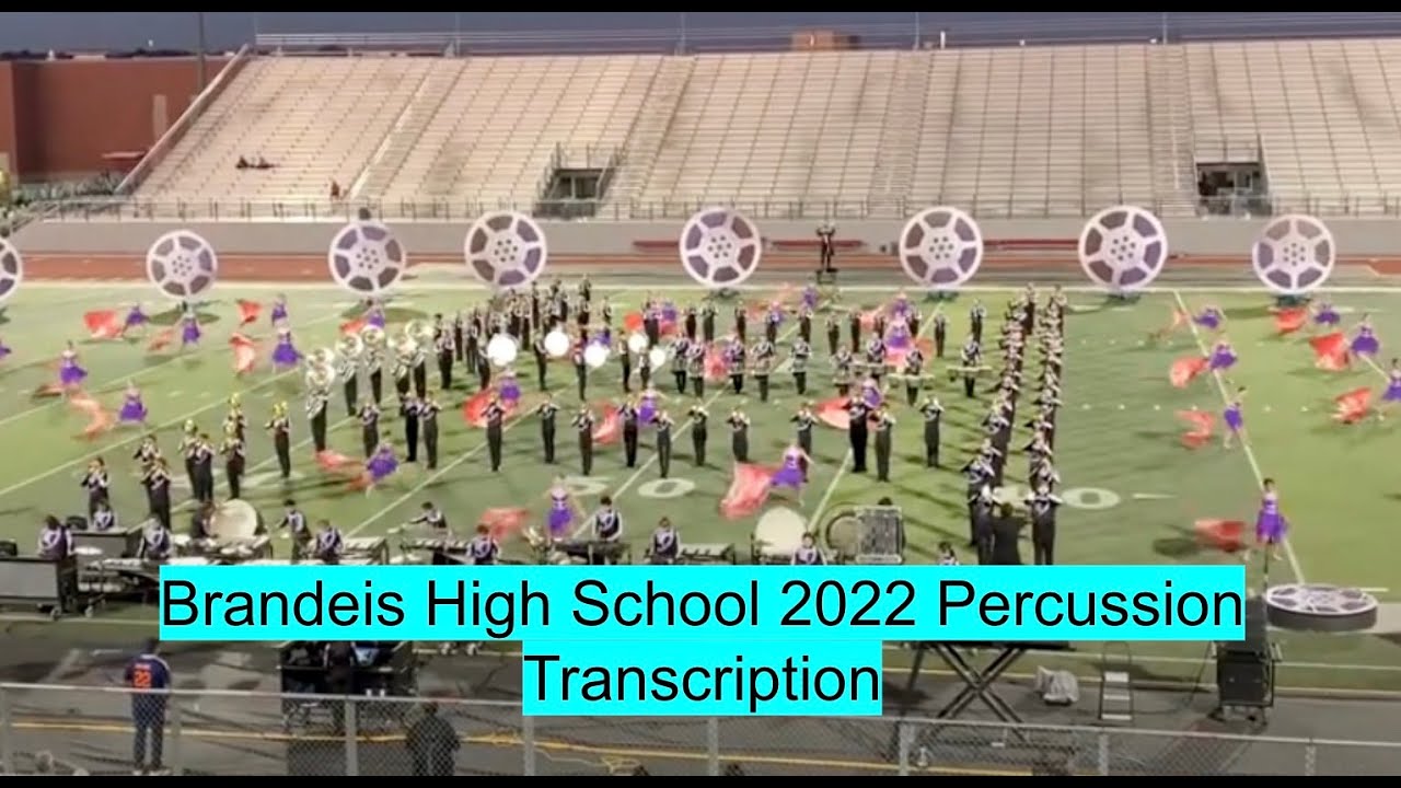 Brandeis Percussion 2022 Full Show Transcription