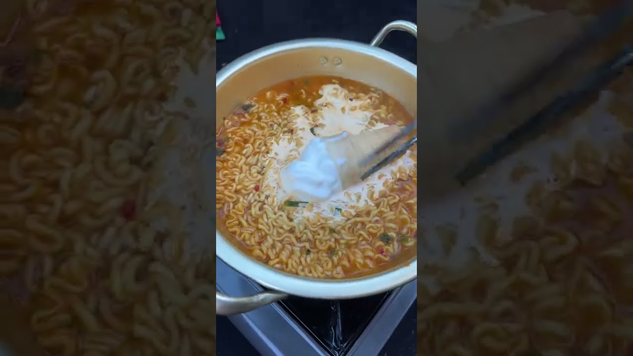 Would you try RAMEN with McDonald&rsquo;s ICE CREAM?🍦