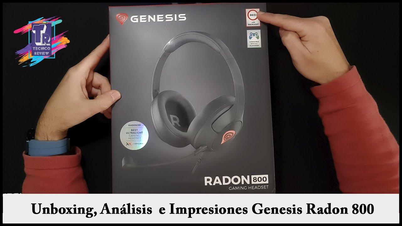 Auriculares Genesis Radon 800 - Ligeros, Gaming y Multiplataforma!!!