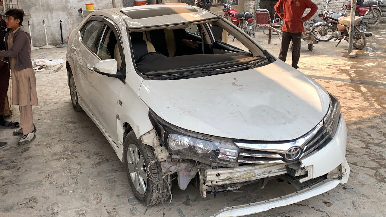 Severely Damaged Toyota Corolla Accident Car | Full Restoration Project