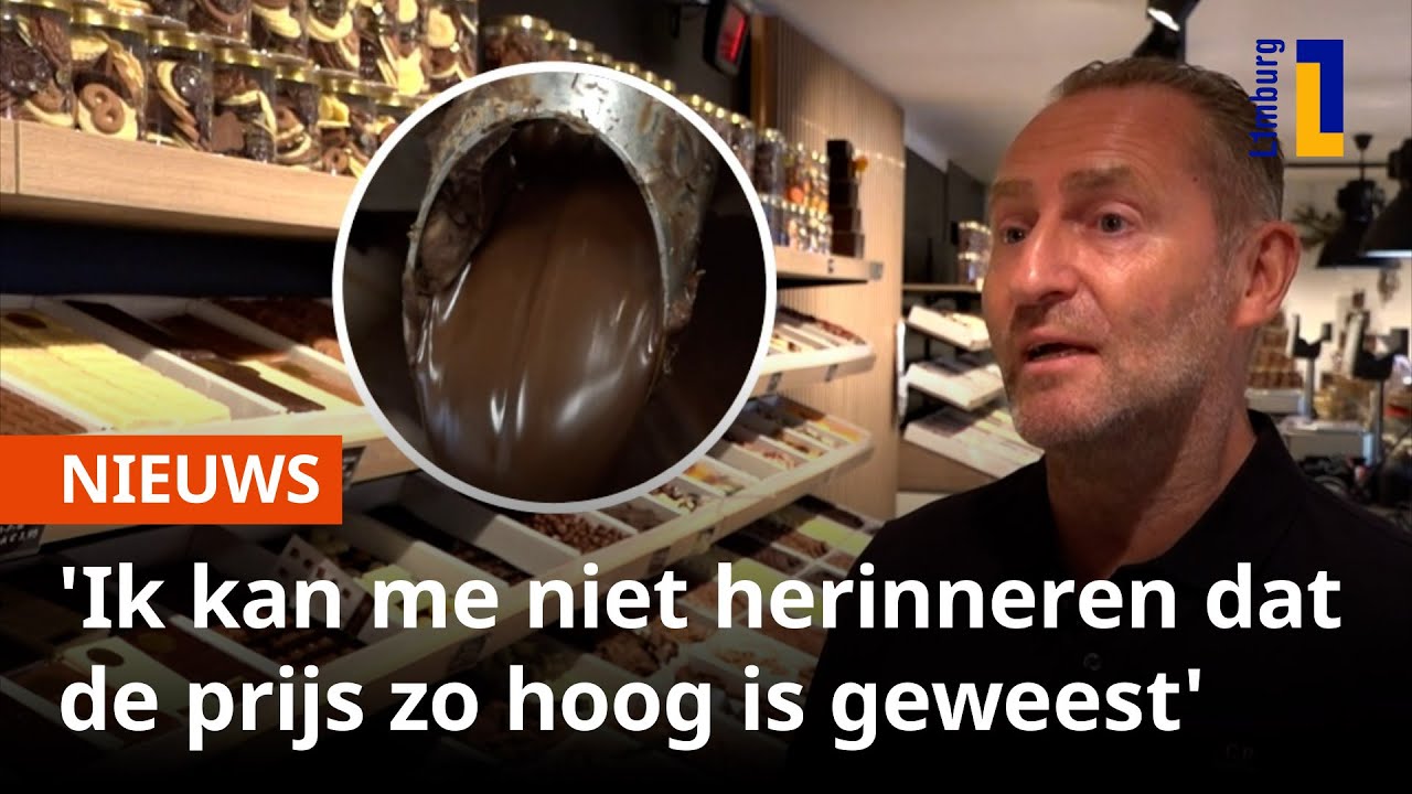 Prijs cacao stijgt, Rousseau verhoogt chocoladeprijs 🍫💸 | 1Limburg
