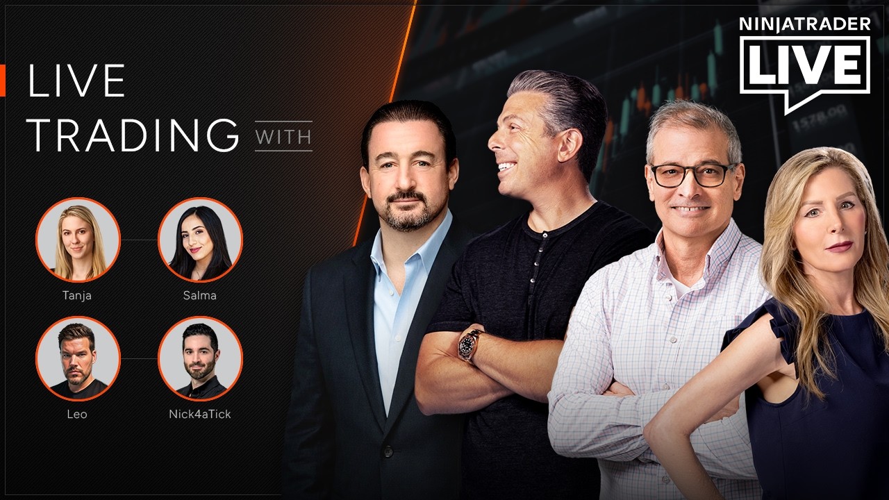 NinjaTrader Live | Futures Trading + Market Analysis w/ Pharm, Tanja + Salma, Leo + Nick (3/2/26)