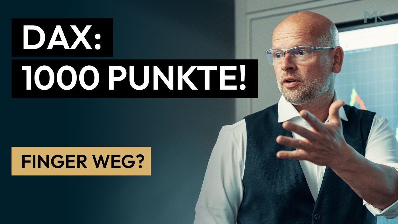 ACHTUNG: Extreme im DAX - 1.500 Punkte Sprung von historischem Ausma&szlig;
