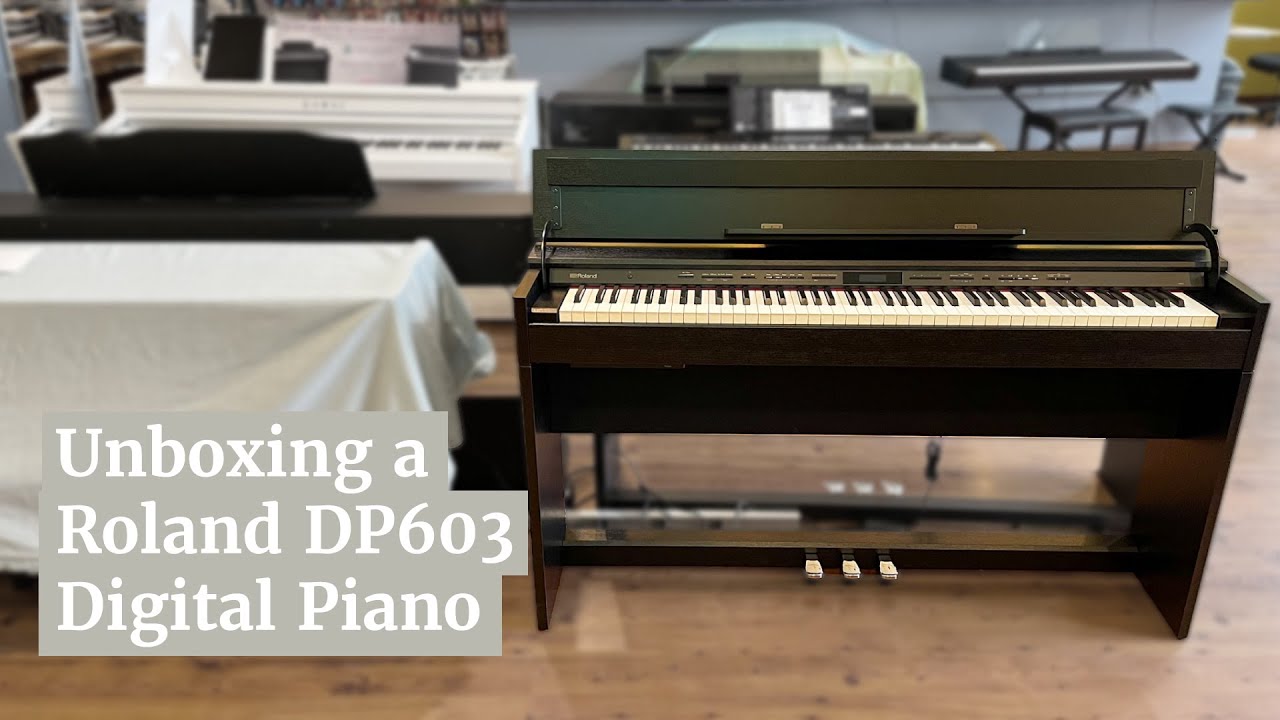 Unboxing a New Roland DP603 Digital Piano | Family Piano Co.