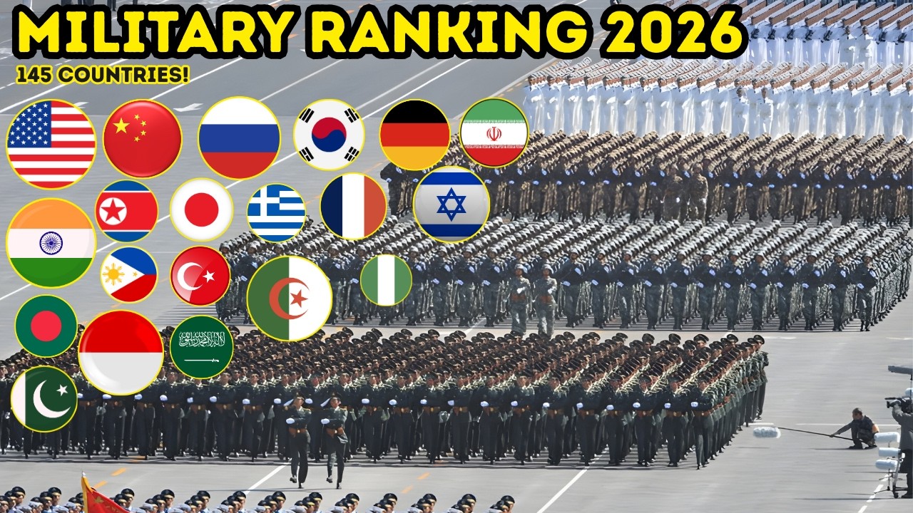 World Military Power Ranking 2026 || Strongest Countries in 2026