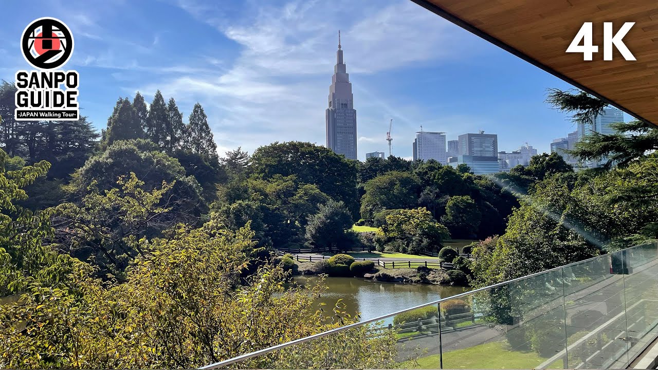 【新宿御苑】Shinjuku Gyoen National Garden - Walking Tour | 4K 東京散歩 TOKYO JAPAN