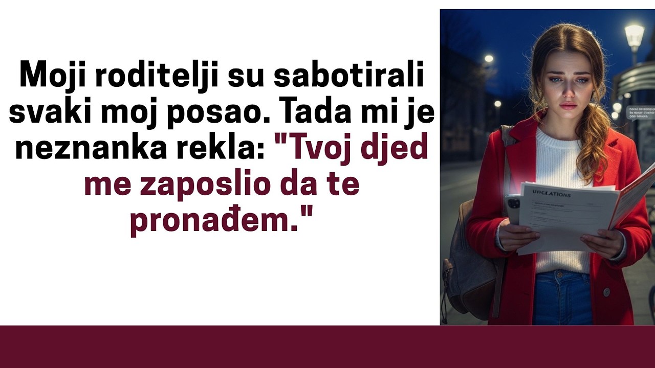 RODITELJI SU MI UNIŠTILI SVE POSLOVE — A ONDA JE NEZNANKA OTKRILA TAJNU MOG DJEDA!
