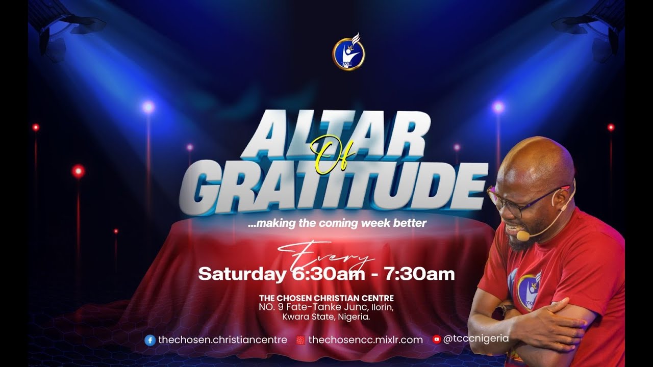 ALTER OF GRATITUDE || 24TH  JAN 2026 || PASTOR CK OLAJIDE
