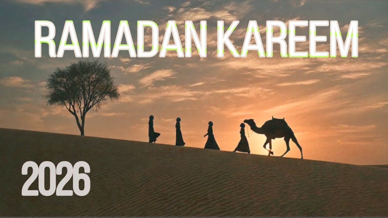 RAMADAN KAREEM 2026 ♥️ Happy Islamic instrumental sufi dance music, desert visual #ramadan
