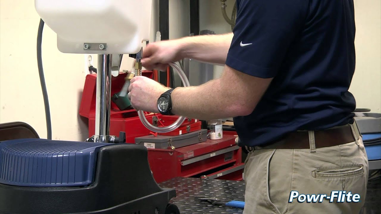 How To Install A Solution Tank To A Floor Machine