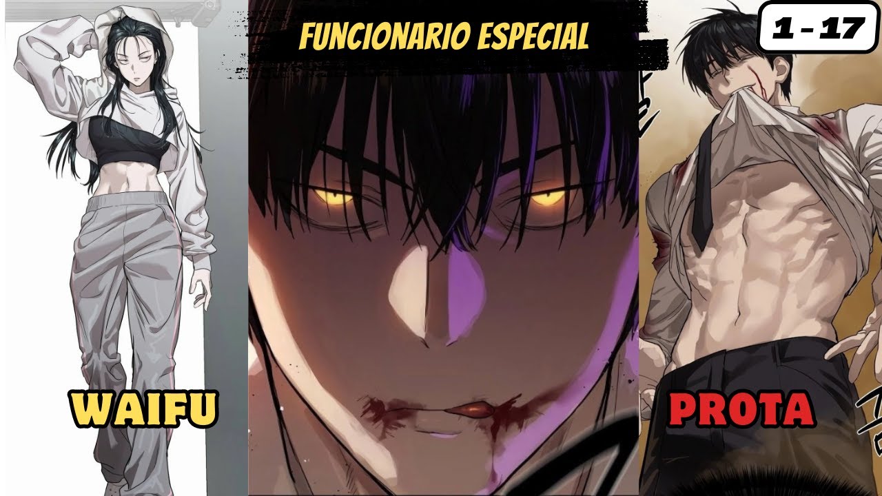 1-17🔥 UN CHICO CON TRASTORNO MENTAL SE COMBERTIRA EN UN CAZADOR DE DEMONIOS   // RESUMENES MANHWA 🔥