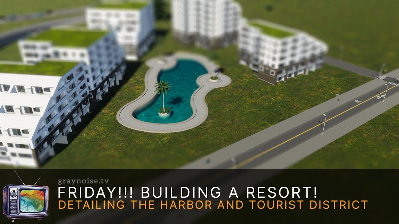 📱🏙️ Building a new resort destination on a Friday night!