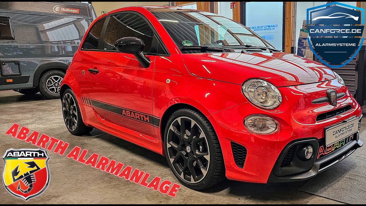 DIEBSTAHLSCHUTZ: Abarth 595 Competizione Pandora Alarmsystem | Fiat 500 Die Beste Alarmanlage Sirene