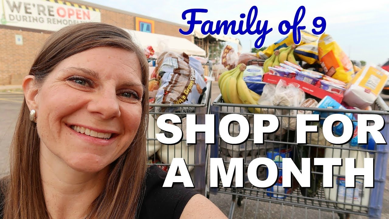 🛒How I GROCERY SHOP FOR A MONTH (with meal plan) | How to Make Every 💵Dollar Count | Large Family