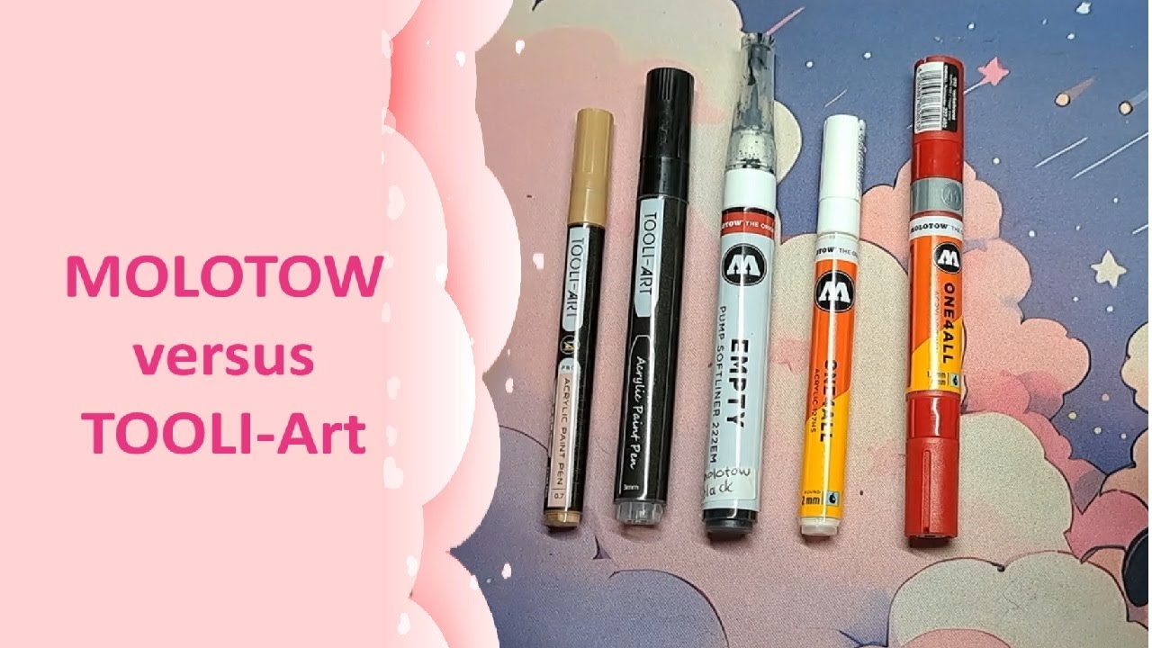 MOLOTOW versus TOOLI-Art paint markers Part2