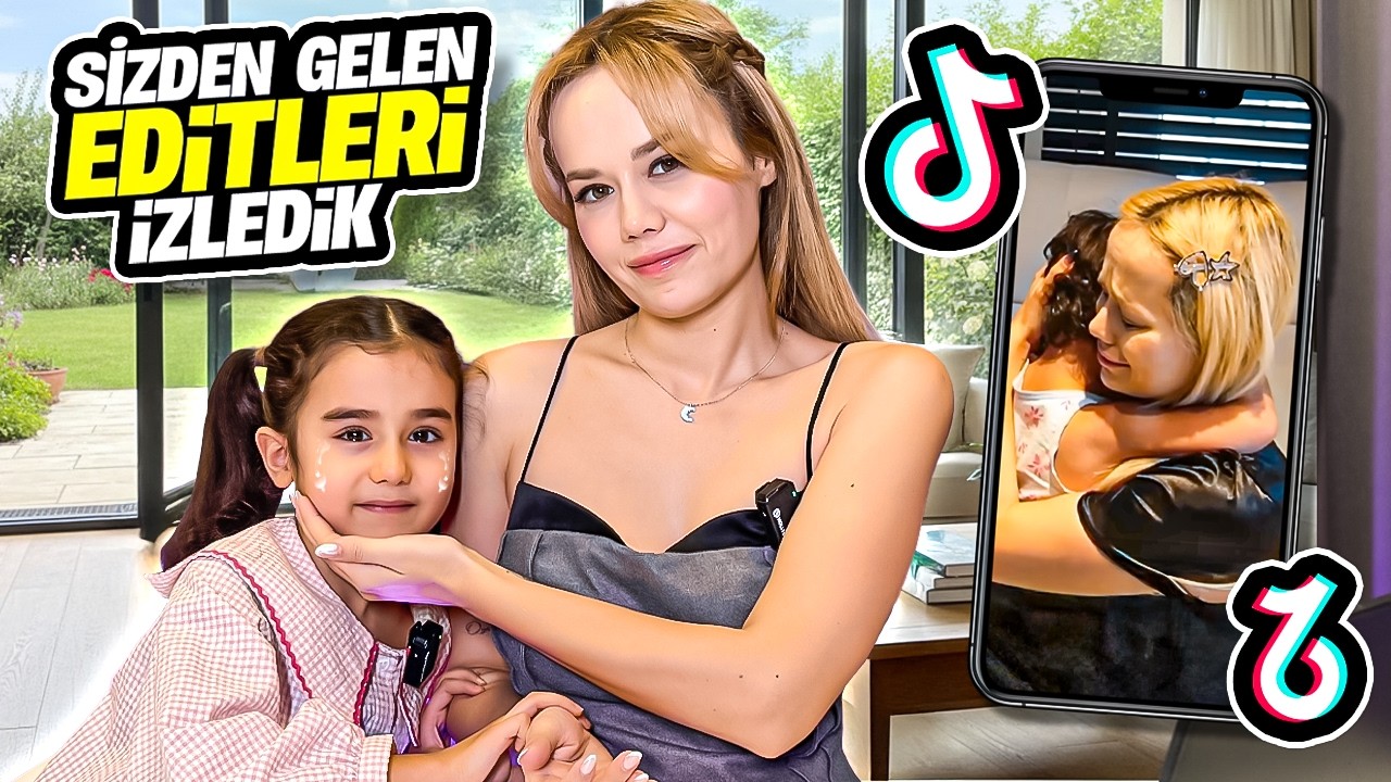 ADIMIZA YAPILAN EDİTLERİ İZLEDİK ! GERÇEKTEN ÇOK AĞLADIM !? | Gamze Karta Öykü Karta