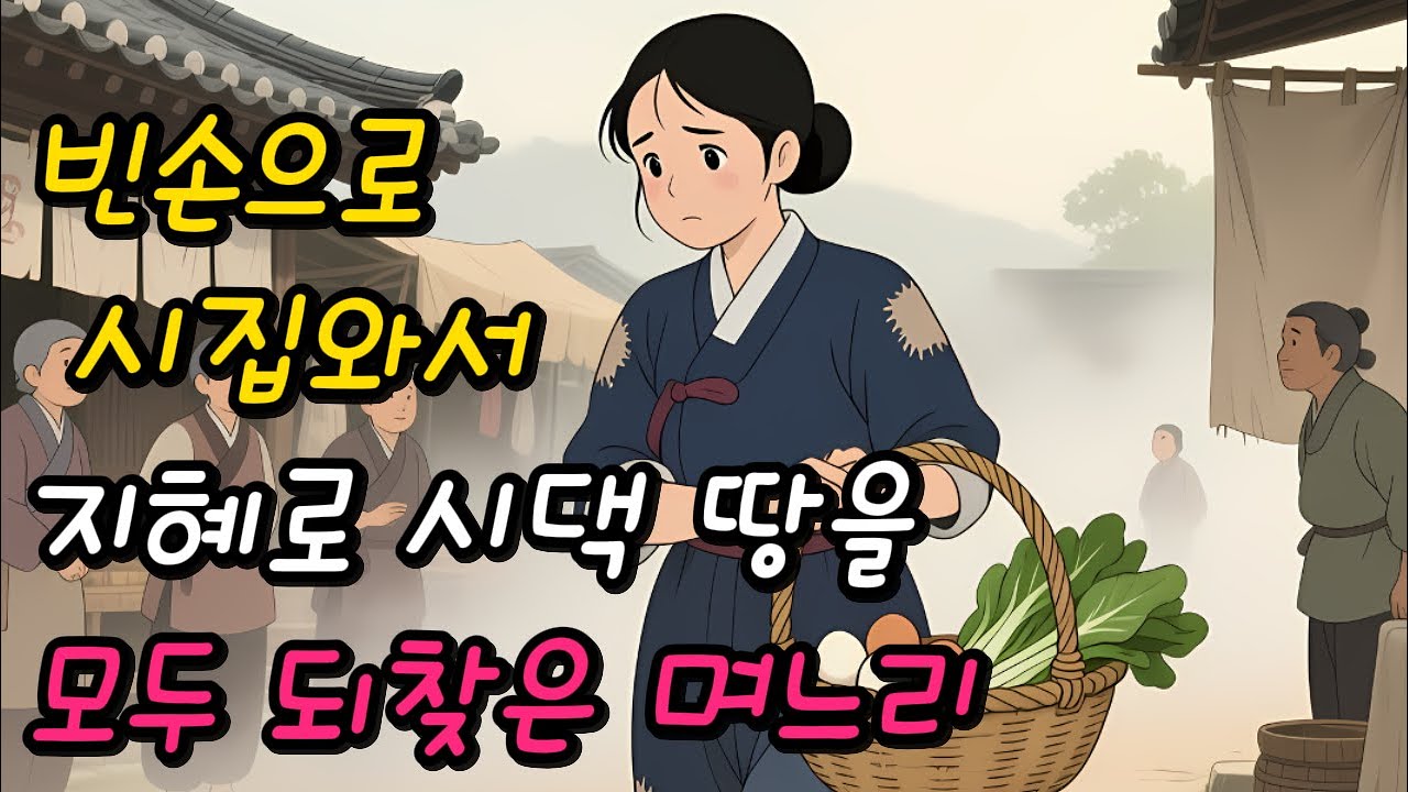 빈손으로 시집와서, 지혜로 시댁 땅을 모두 되찾은 며느리 (야담민담전설설화 옛날이야기 오디오북)