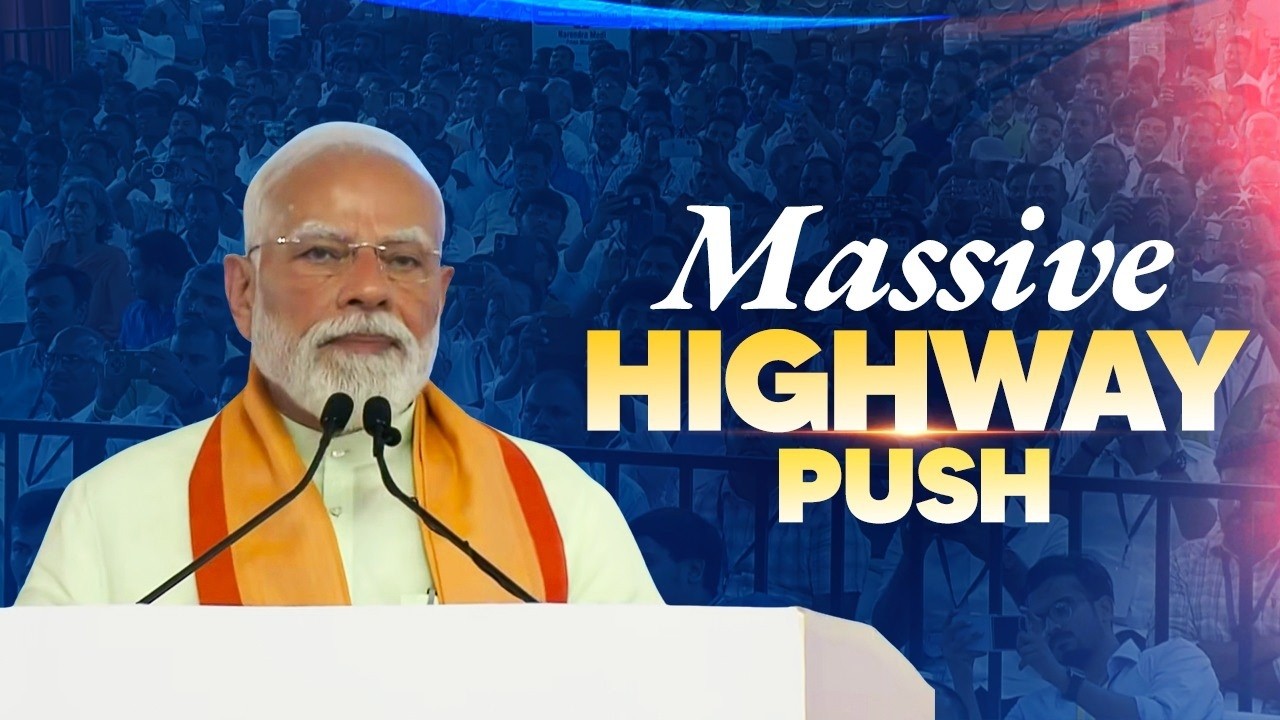 A BIG connectivity push to Tamil Nadu - better roads, highways & much more!