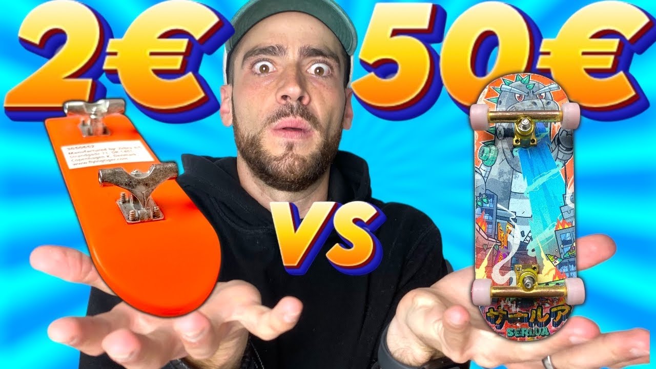 ❌ FINGERBOARD 2€ VS 50€: ¿CUAL ES MEJOR? ✅