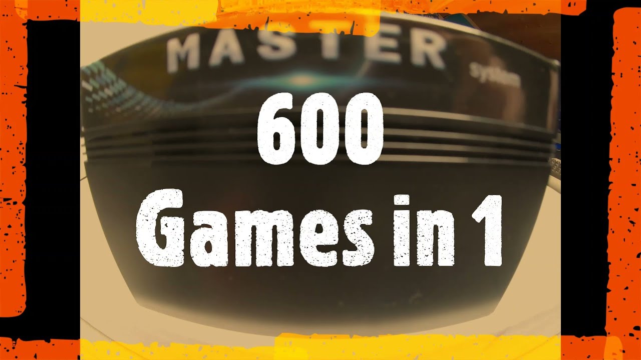 Sega Master System 600 Games in 1 Cartridge Test