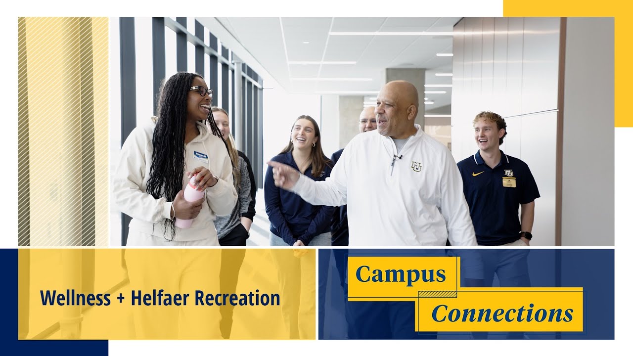 Visit Wellness + Helfaer Recreation with President Kimo | Campus Connections