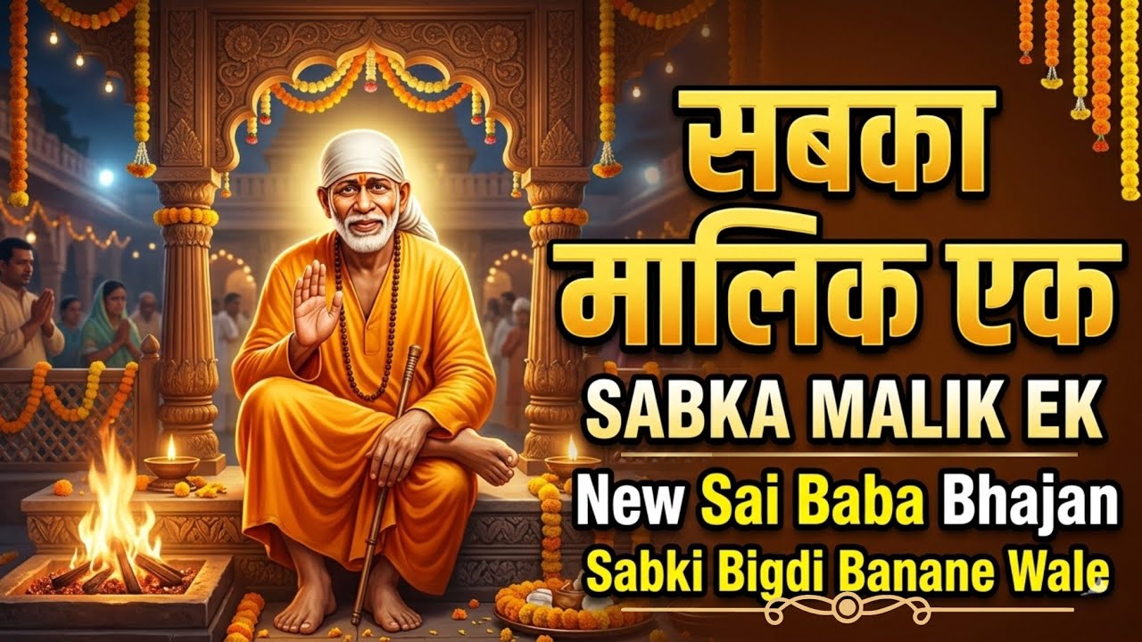 Shirdi Sai Baba New Bhajan | Sabka Malik Ek | Shirdi Ke Raja Dukhiyon Ke Sahare | SaiBaba Bhajan
