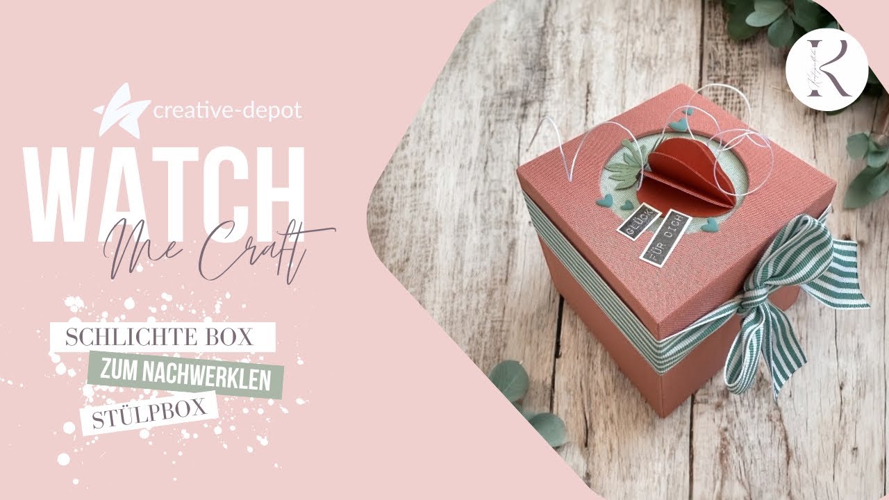 WATCH ME CRAFT | Stülpbox aus Graupappe | Graupappe-Team Creative Depot | Mai 2025