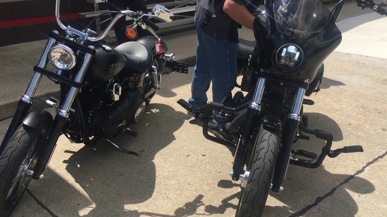 Stock vs Vance & Hines Big Radius Exhaust on James' 2016 Dyna Street Bob