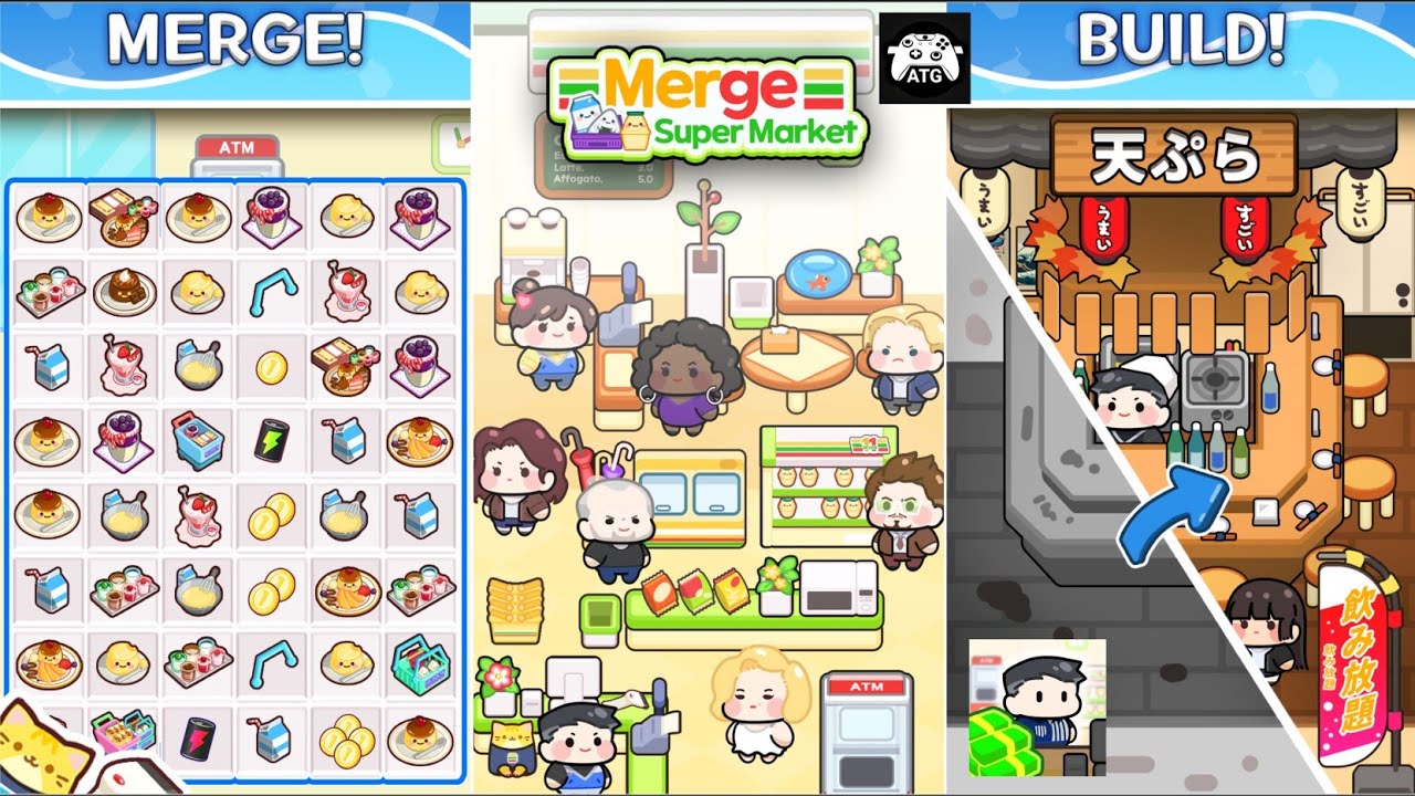 Merge Supermarket :Dream Merge | Gameplay #onepluspad