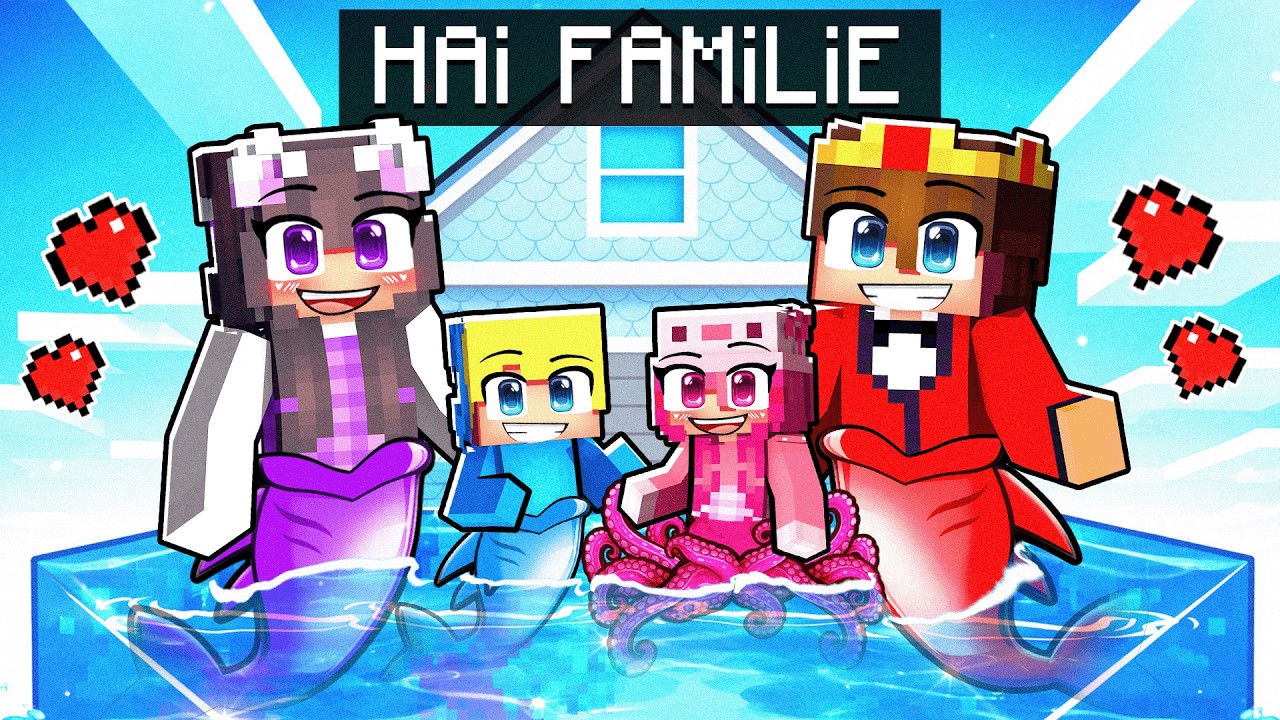 Ich habe eine HAI FAMILIE in Minecraft!