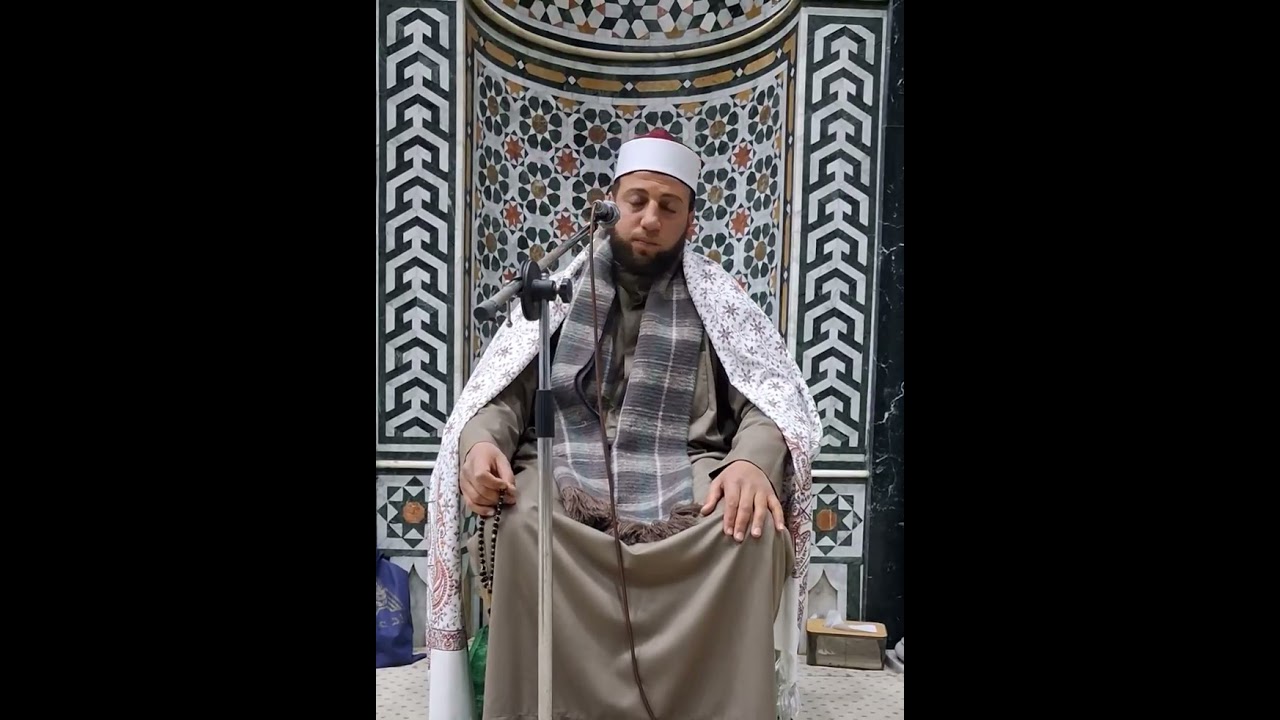 الاحتفال بليله النصف من شعبان بميت لوزه  للقاري الشيخ محمود عبد الحفيظ محمد 