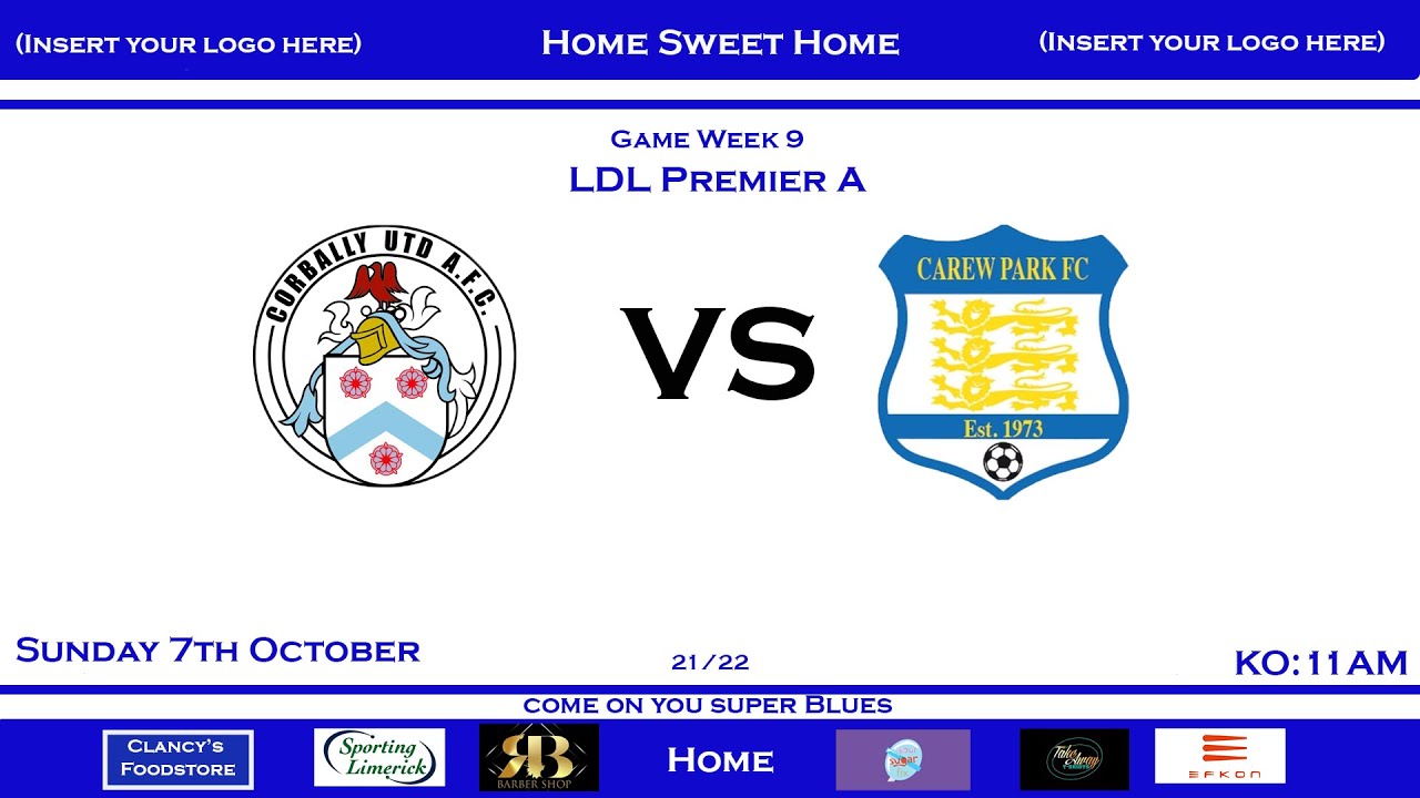 GW9 LDL Premier A Corbally United Vs Carew Park Highlights