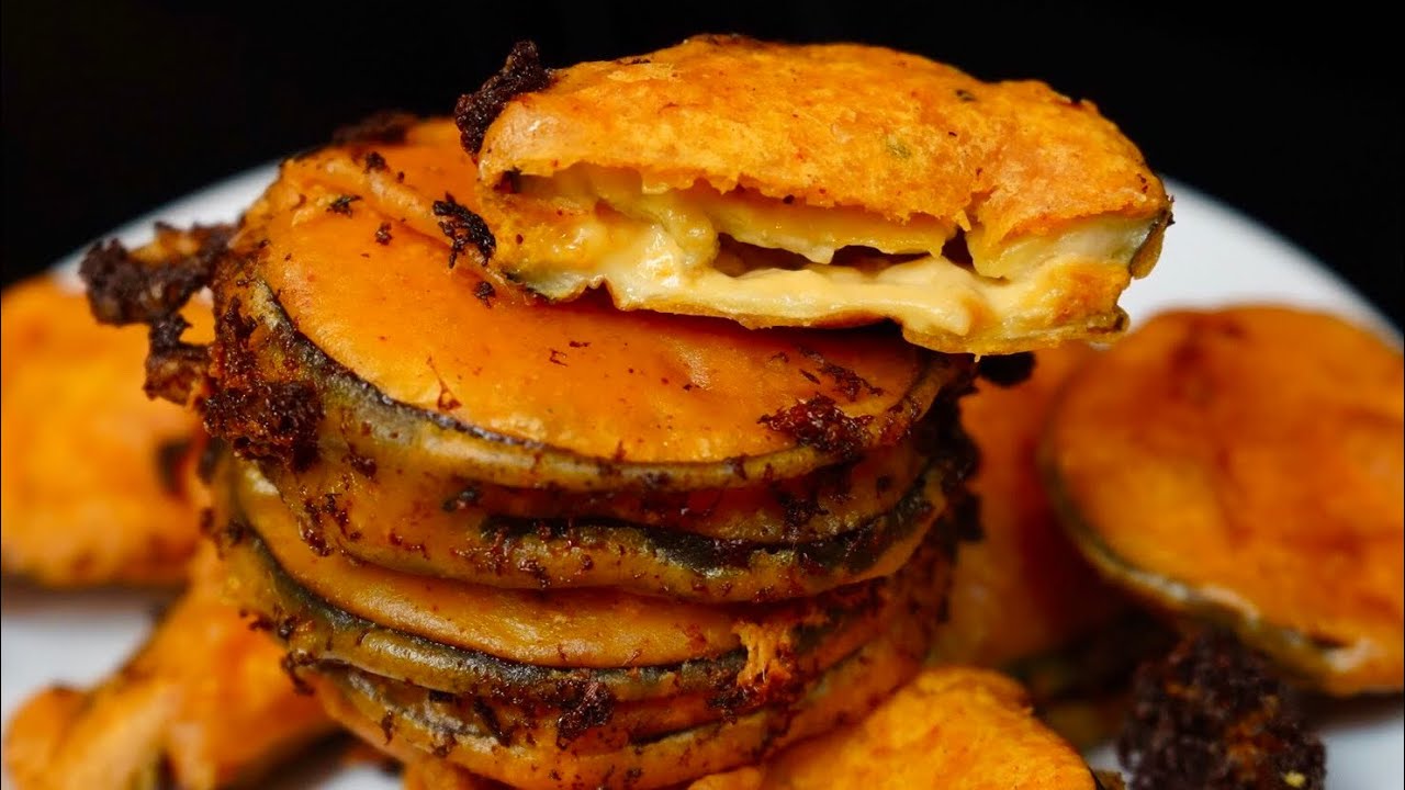 BAINGAN PAKORA WITH A TWIST (2 Types) | EGGPLANT FRITTERS | BEGUNI