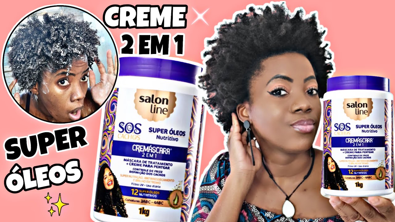 TESTANDO CRESMÁSCARA DA SALON LINE FINALIZAÇÃO E TRATAMENTO