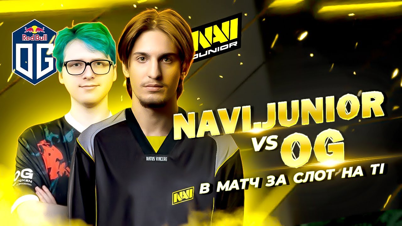 NAVI.Junior vs OG - гра за місце на The International 2025 в DOTA 2 🔥