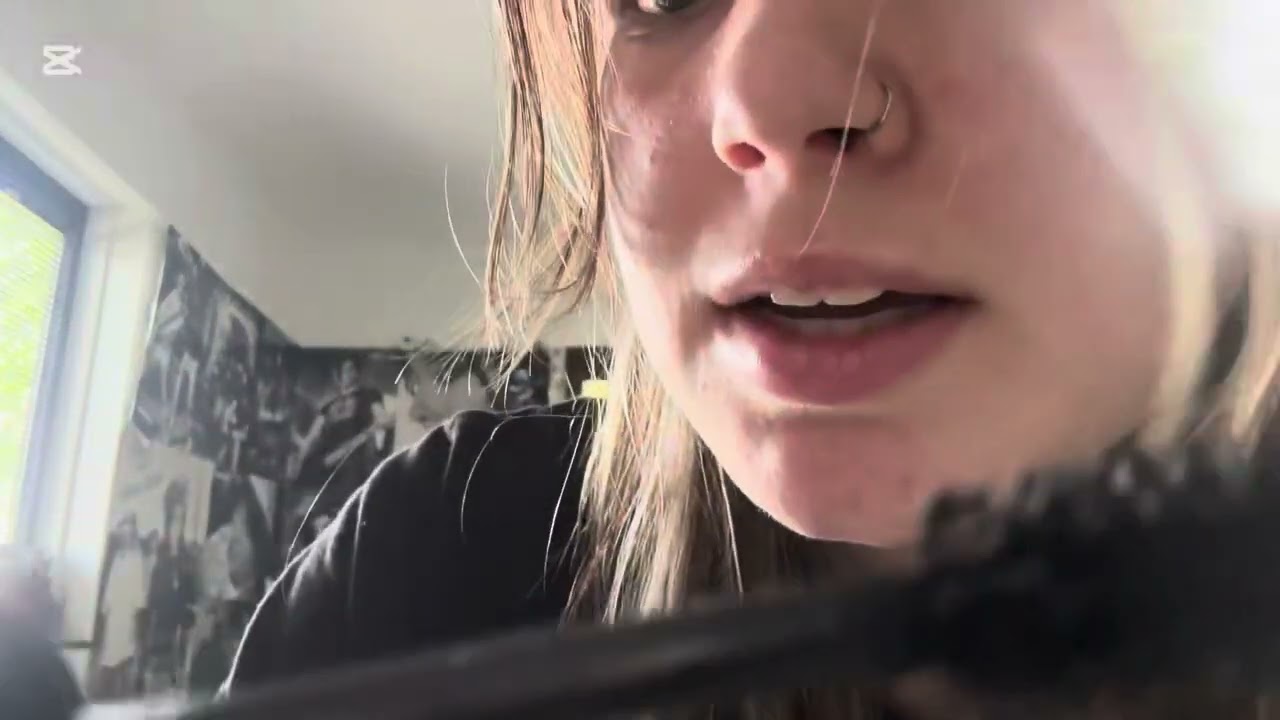asmr doing ur make up (layered sounds and camera touching)