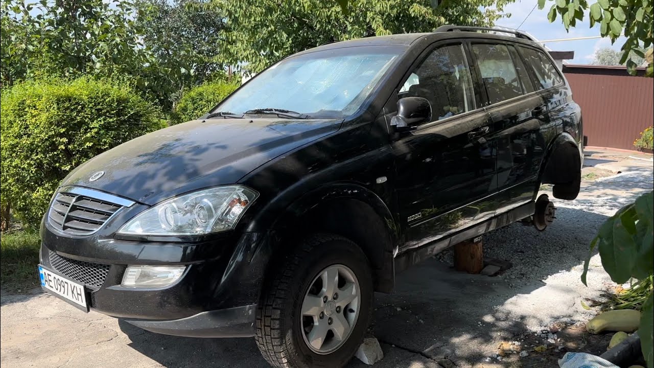Замена троса ручника на SsangYong Kyron. Не работает ручник.